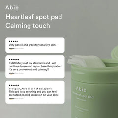 Abib Heartleaf Spot Pad Calming Touch 80 Pads