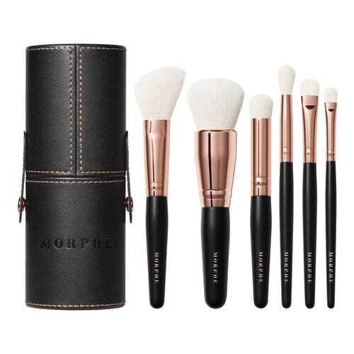 Morphe ROSÉ AWAY 6-PIECE TRAVEL BRUSH SET