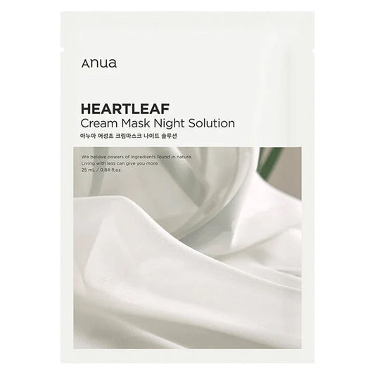 Anua Heartleaf Cream Mask Night Solution