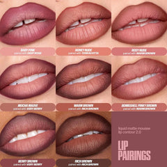 HUDA BEAUTY - Liquid Matte Mousse Soft Blur Lip Cream - 7.5Ml