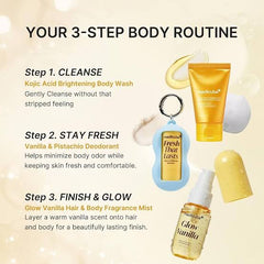 Medicube Fresh Glow Travel Body Kit - 3 pcs