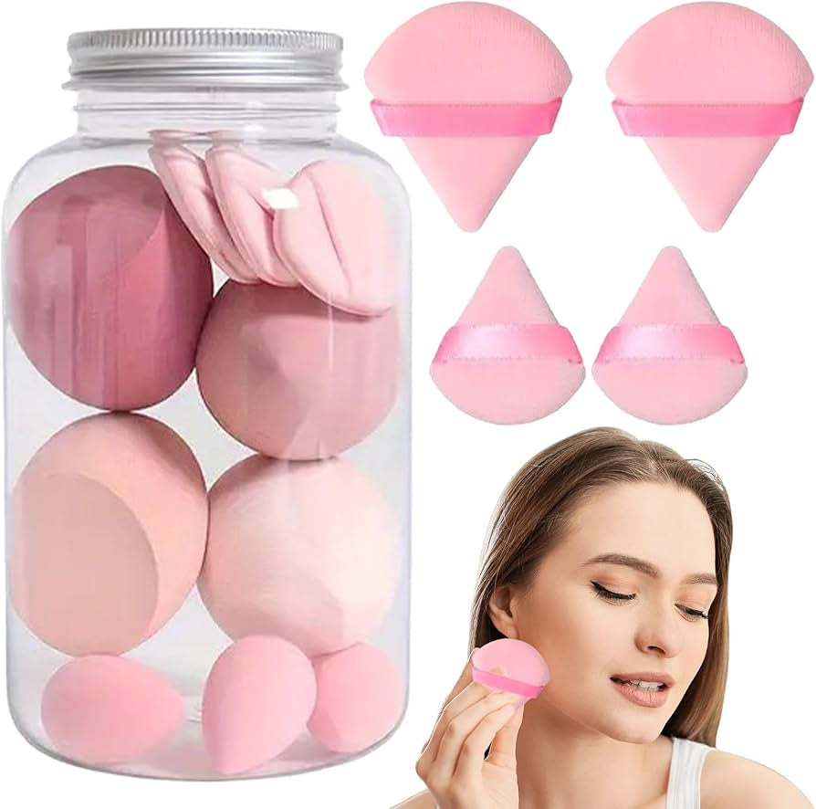 Makeup Sponge Blender,10 pcs Sponge Set Sheglam