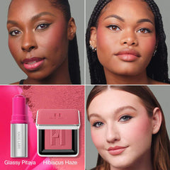 HAUS LABS BY LADY GAGA Color Fuse Glassy Blush Balm Stick + Powder Blush Set