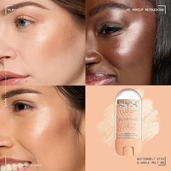 NYX - Buttermelt Glow Boosting Highlighter Stix shade a whole melt