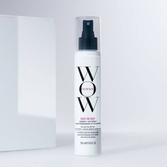 Raise the Root Thicken and Lift Spray All-day root lift + volume, never sticky or stiff, heat protection