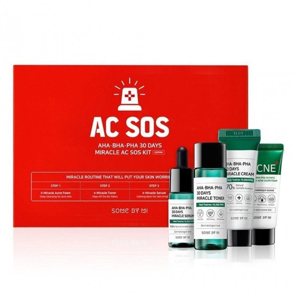 Some By Mi Aha Bha Ph 30 Days Miracle Starter SOS Kit (4items)