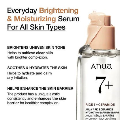 Anua - 7 Rice Ceramide Hydrating Barrier Serum