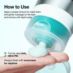 Anua - PDRN Hyaluronic Acid Moisturizing Cleansing Foam