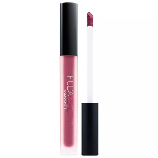 huda beauty liquid matte ultra comfort transfer proof lipstick Trophy Wife