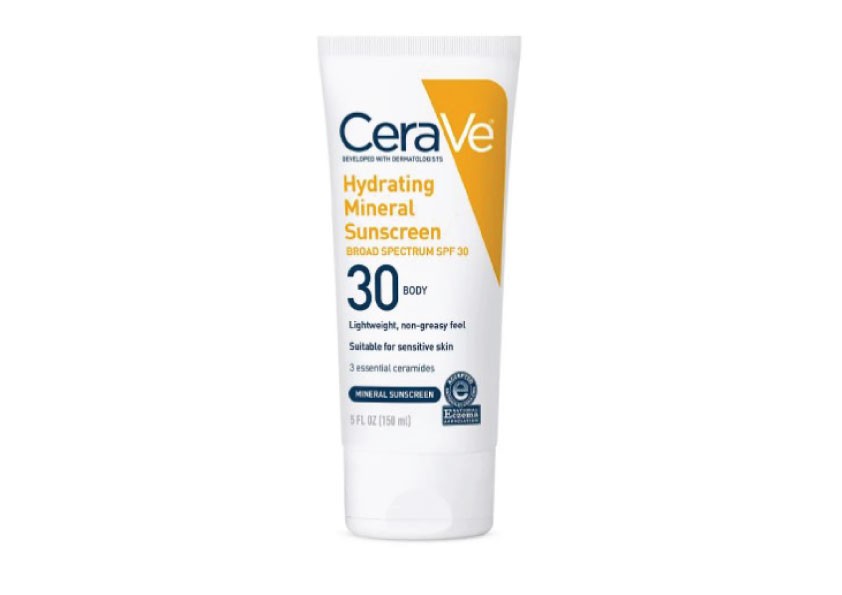 CeraVe Hydrating Mineral Sunscreen Face Lotion SPF 50