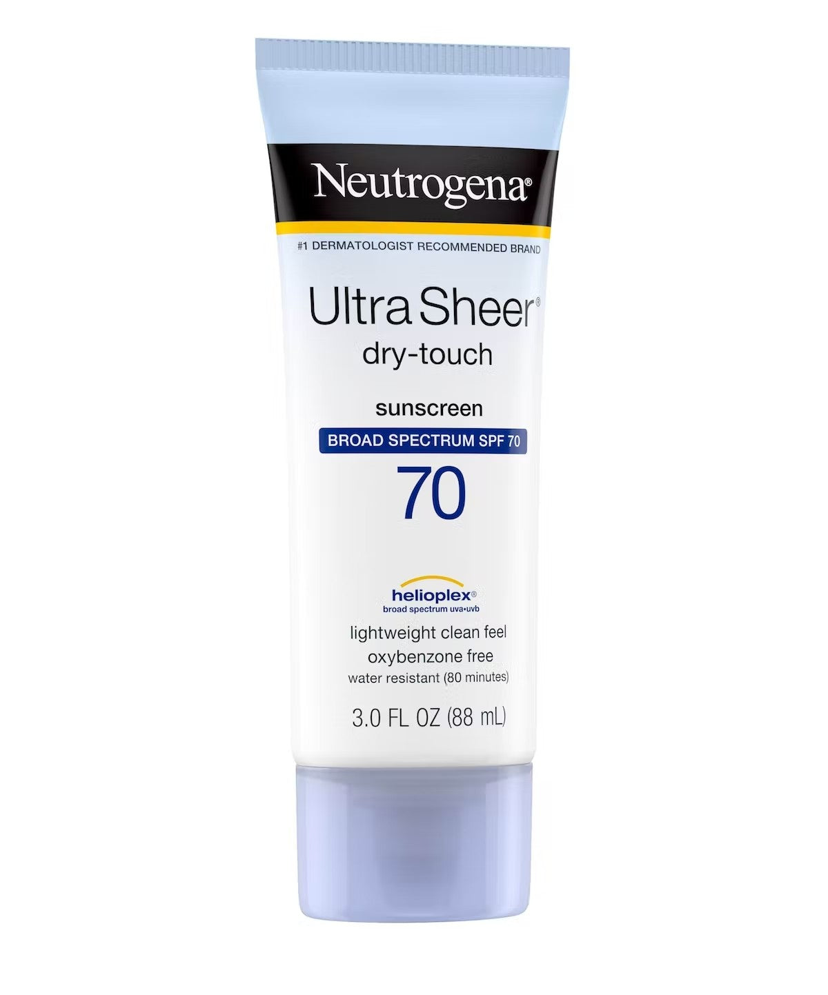 Neutrogena Ultra Sheer Dry-Touch Oxybenzone-Free Sunscreen Lotion Broad Spectrum SPF 70